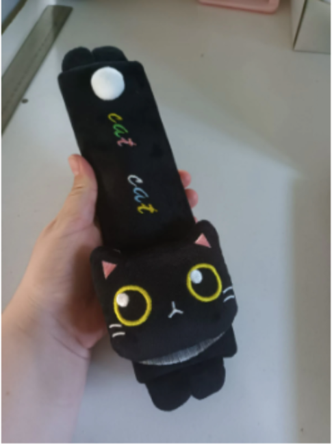 Neck Pillow Cartoon Cat Cushion Cat Seatbelt