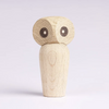 Owl Figurines Miniature Woodcraft