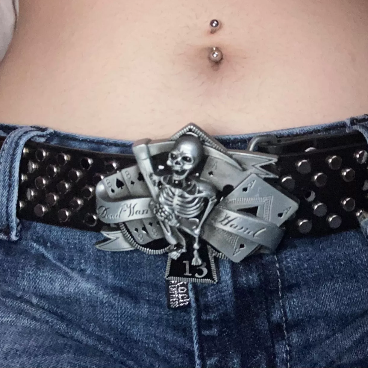 Skull Card Belt