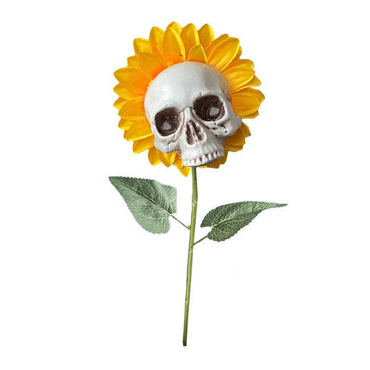 Skull Sunflower Home Decoration