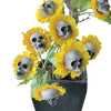 Skull Sunflower Home Decoration