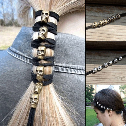 Hair Rope Skull Hairband Ornaments