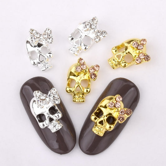 10 Items Skull 3D Nail Decorations