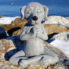 Cute Dog Meditation Statue Resin Statue