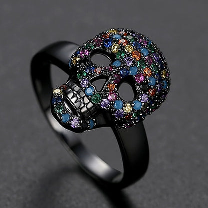 Colorful Skull Ring