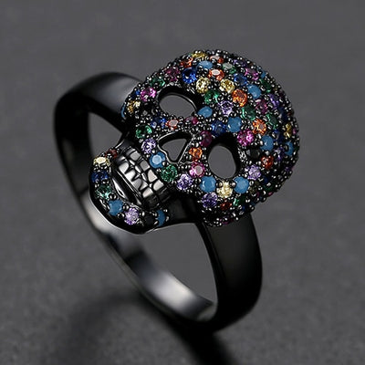 Colorful Skull Ring