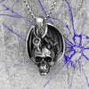 Dragon Hug Skull Necklace