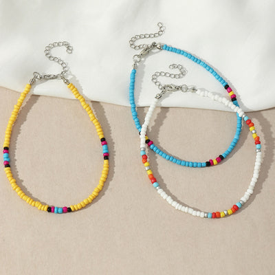 Native Colorful Beads Anklets Bracelet Foot