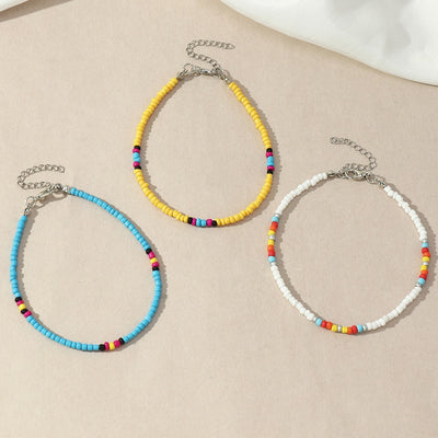 Native Colorful Beads Anklets Bracelet Foot