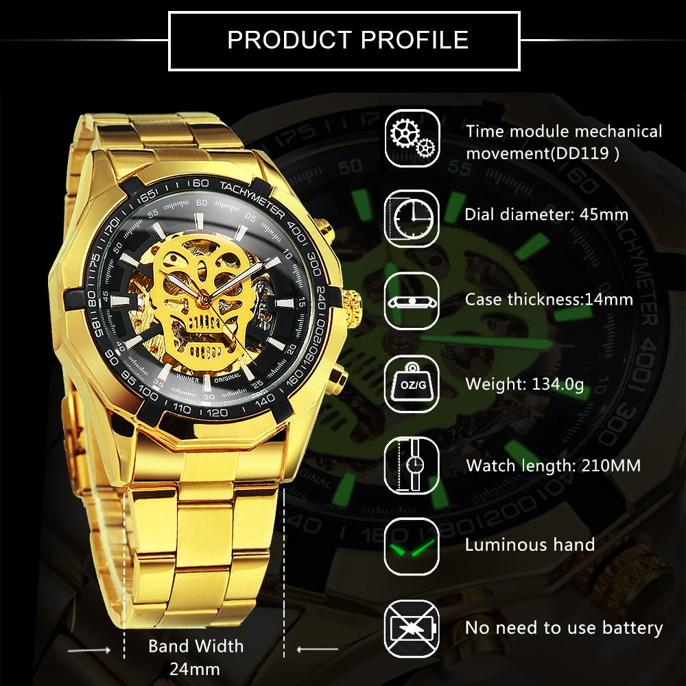 Skull Automatic Watch