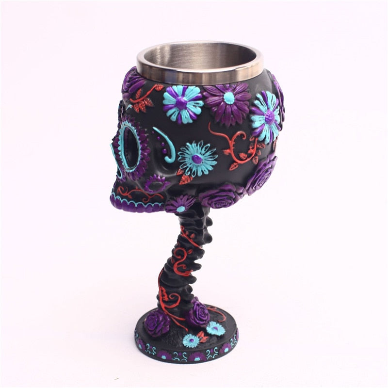 Sugar Skull Cup Glass