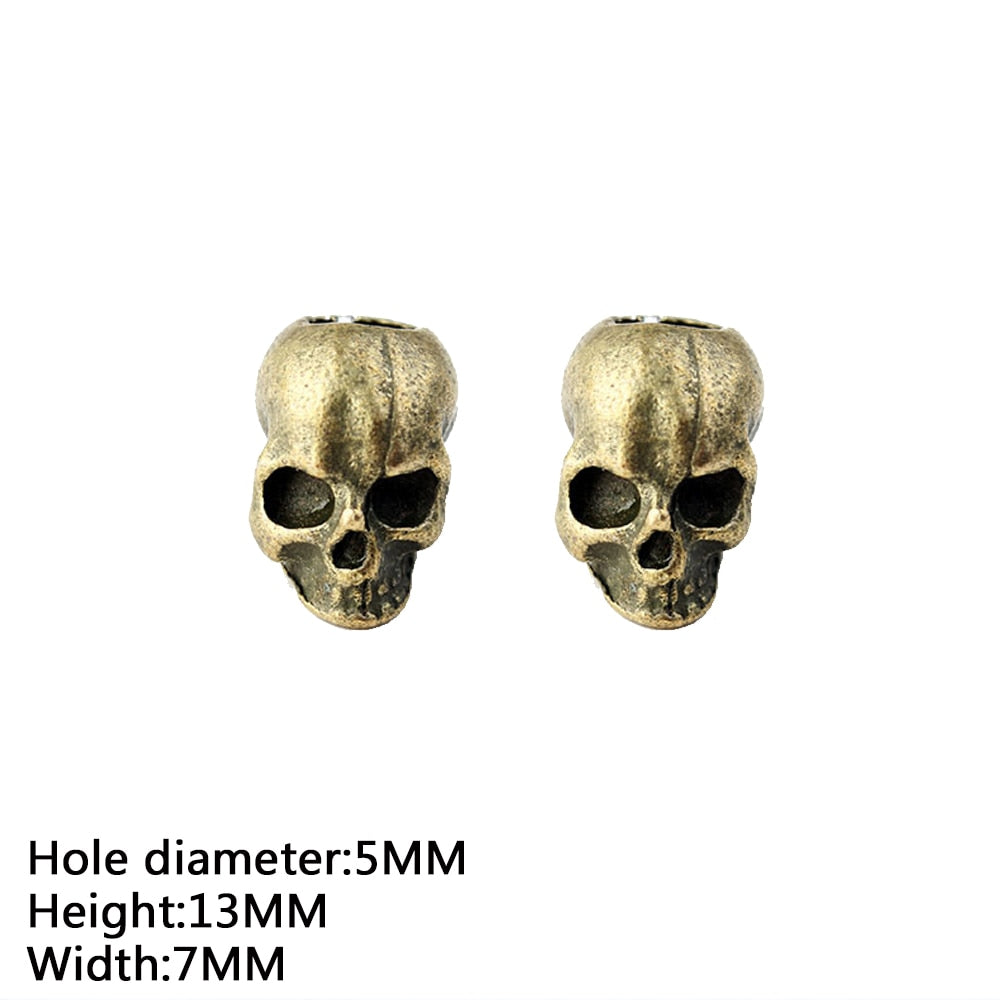 Skull Beard Loose Tube Rings