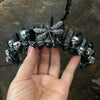 Skull Crown Dragonfly Crystal Headband