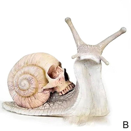 Cute Snail Skull Home Decoration