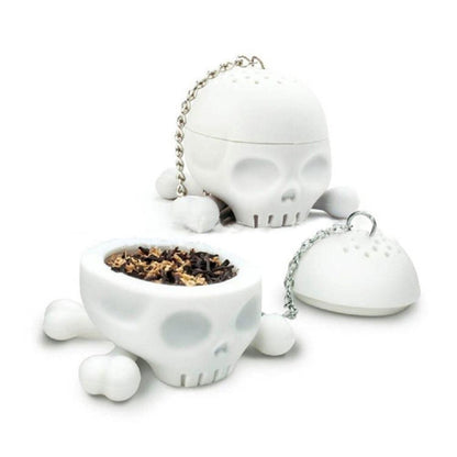 Skull Head Shape Silicone Tea Infuser Tea Strainer