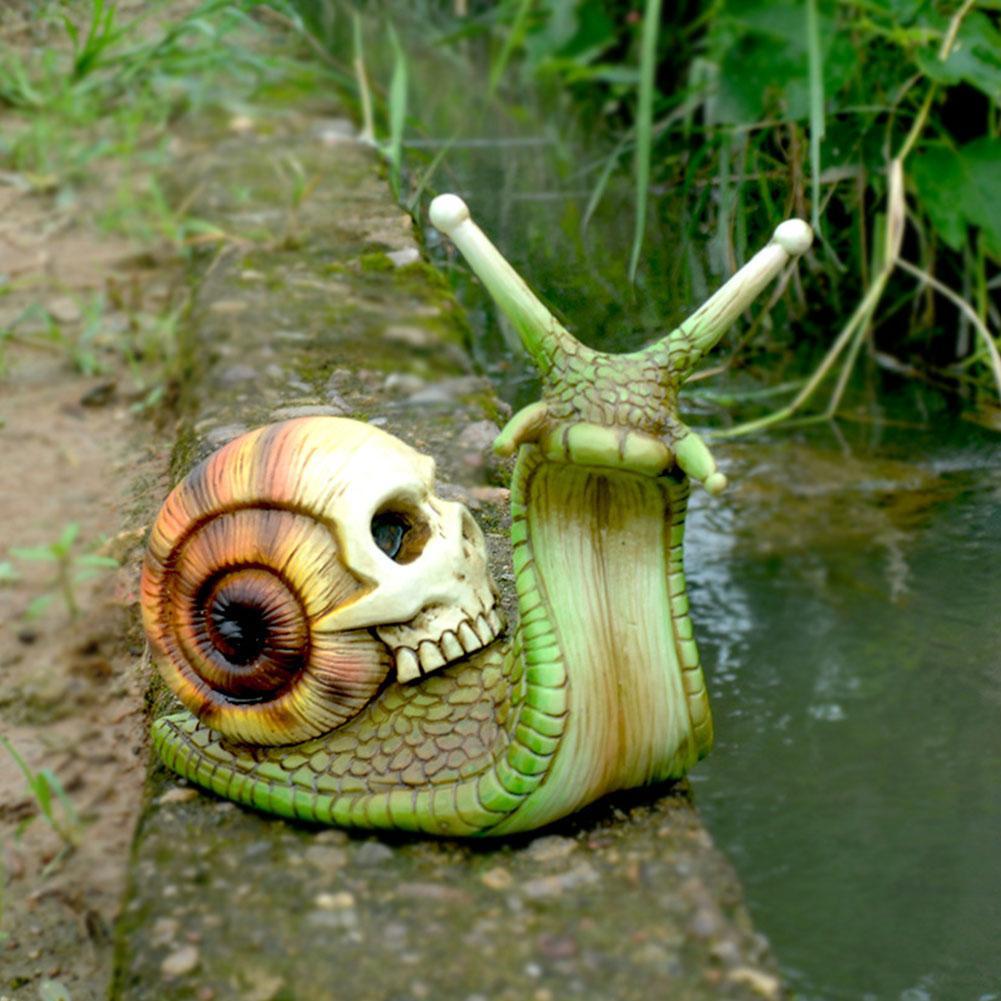 Cute Snail Skull Home Decoration