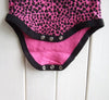 Skull Pink Clothing Sets Bodysuits + Skirt + Headband  3 Piece Suits Leopard