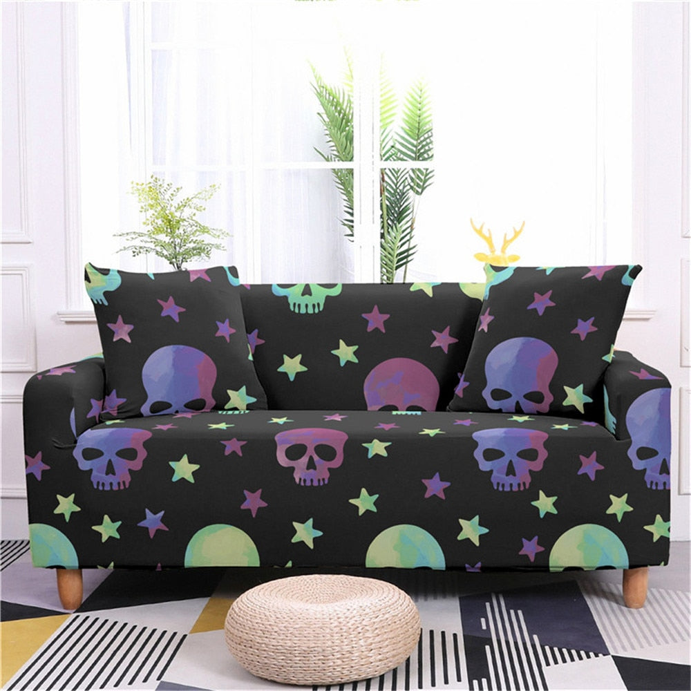 Sweet Skull Sofa Cover