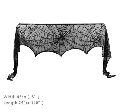 Spider Tablecloth Halloween Decoration Table Cover