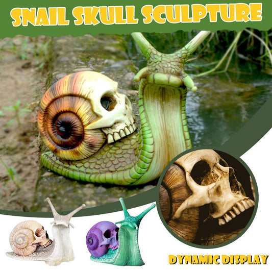 Cute Snail Skull Home Decoration