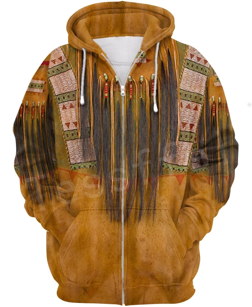 Indian Native Casual Colorful Hoodie/Sweatshirt/Jacket