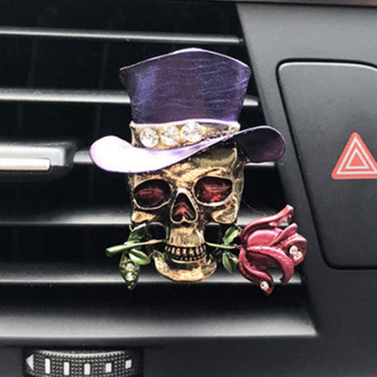 Flower Skull And Rose Car Decor Car Accessories Air Freshener