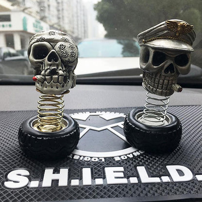 Skull Head Military Car Decoration