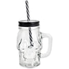 Skull Mason Jar Mug Drinking Drinking Accessories 16oz