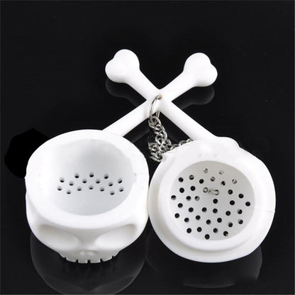 Skull Head Shape Silicone Tea Infuser Tea Strainer