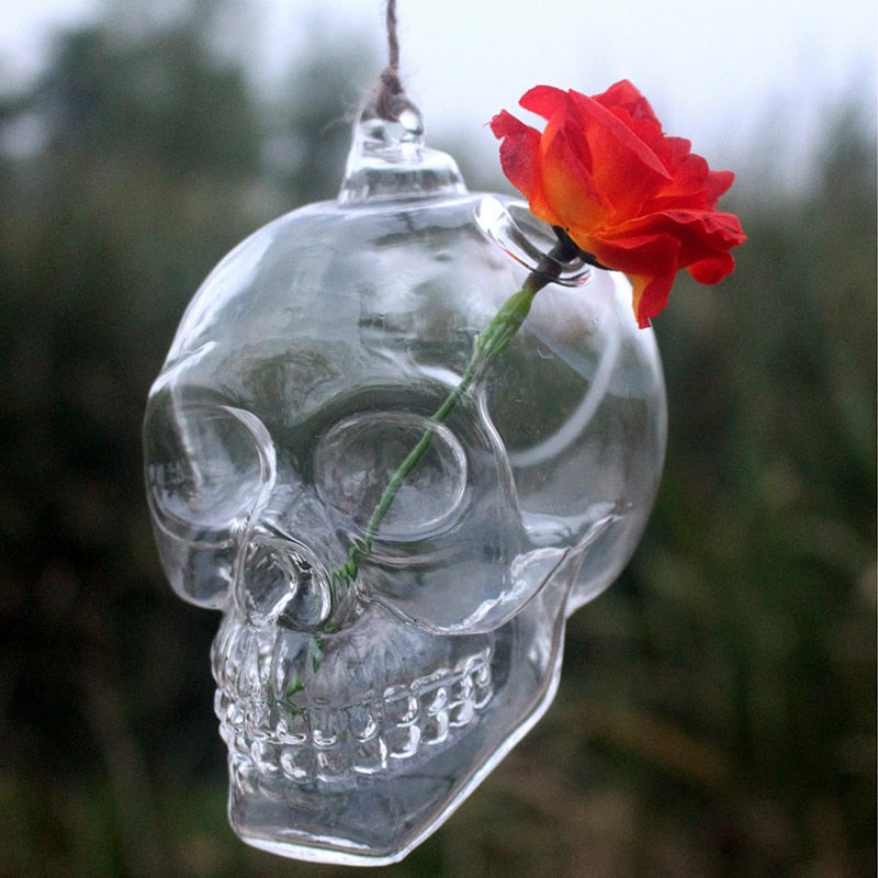 Skull Hanging Outdoor Garden Flower Pots