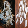 Native Indian Feather Hair Head Band