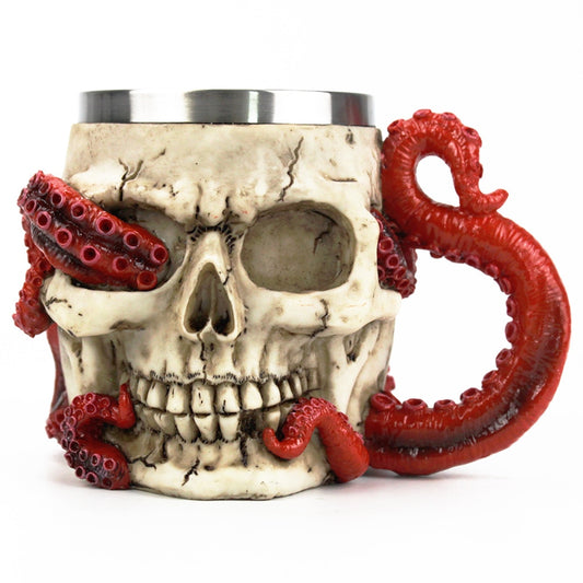 Skull Mug Octopus Cup 400ml