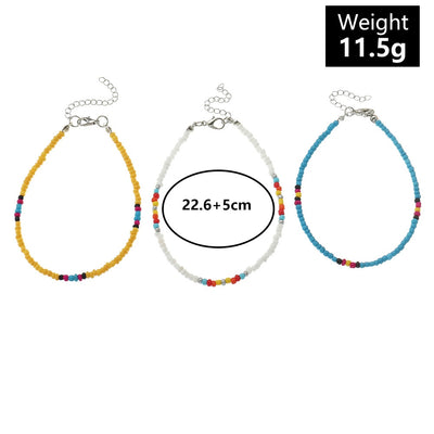 Native Colorful Beads Anklets Bracelet Foot