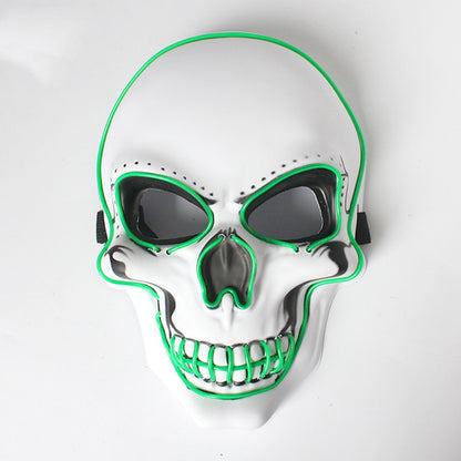 Glowing Skull Mask New Party Halloween LED Face