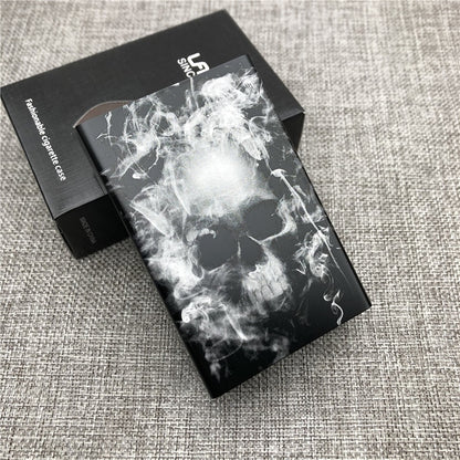 Smoking Skull Cigarette Case
