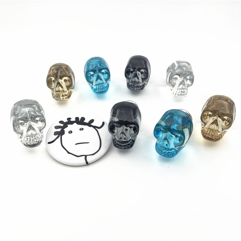 Crystal Skull Cabinet Knob