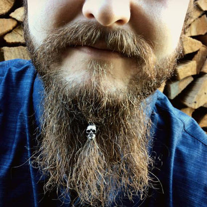 Skull Beard Loose Tube Rings