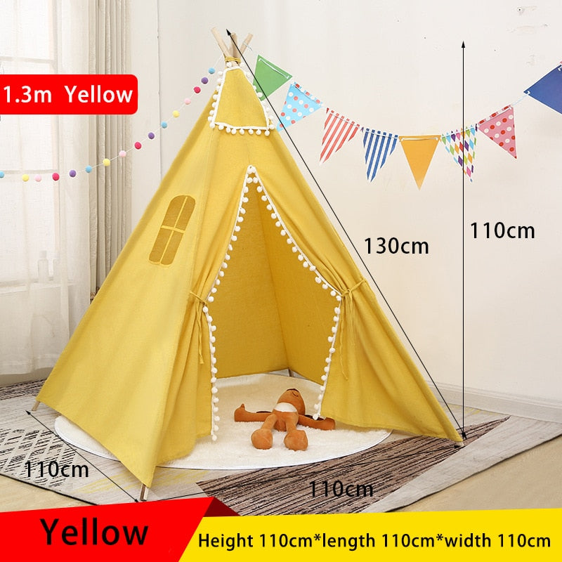 1.35/1.6m Portable Children Native Tipi Teepee