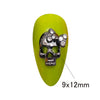 10 Items Skull 3D Nail Decorations