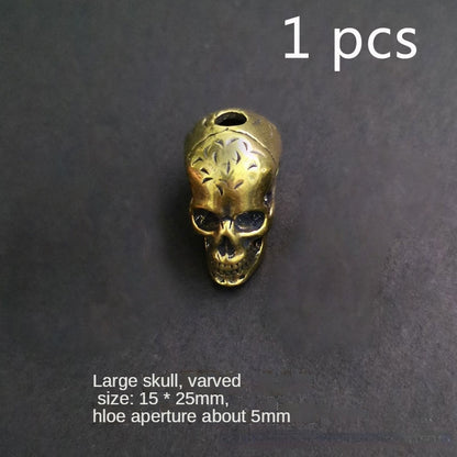 Skull Beard Loose Tube Rings