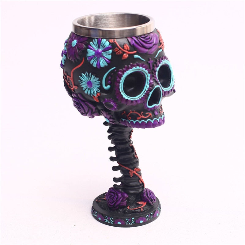 Sugar Skull Cup Glass