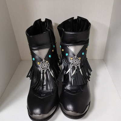 Native Indian Ankle Boots