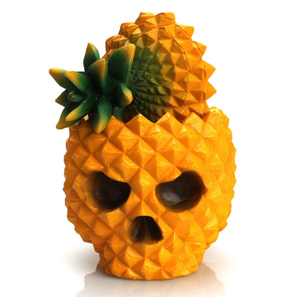 Resin Skull Pineapple Storage Figurines