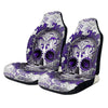 Skull Print Front Car Seat Cover