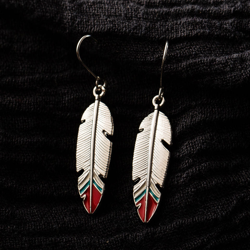 Fashion Native Feather Earrings