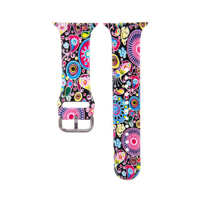 Colorful skull Print Strap for Apple Watch
