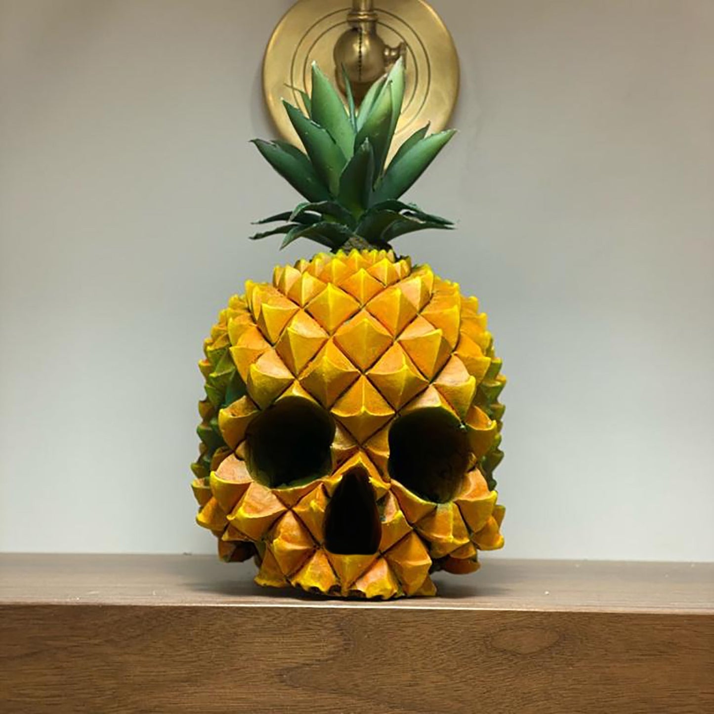 Resin Skull Pineapple Storage Figurines Home Decoration