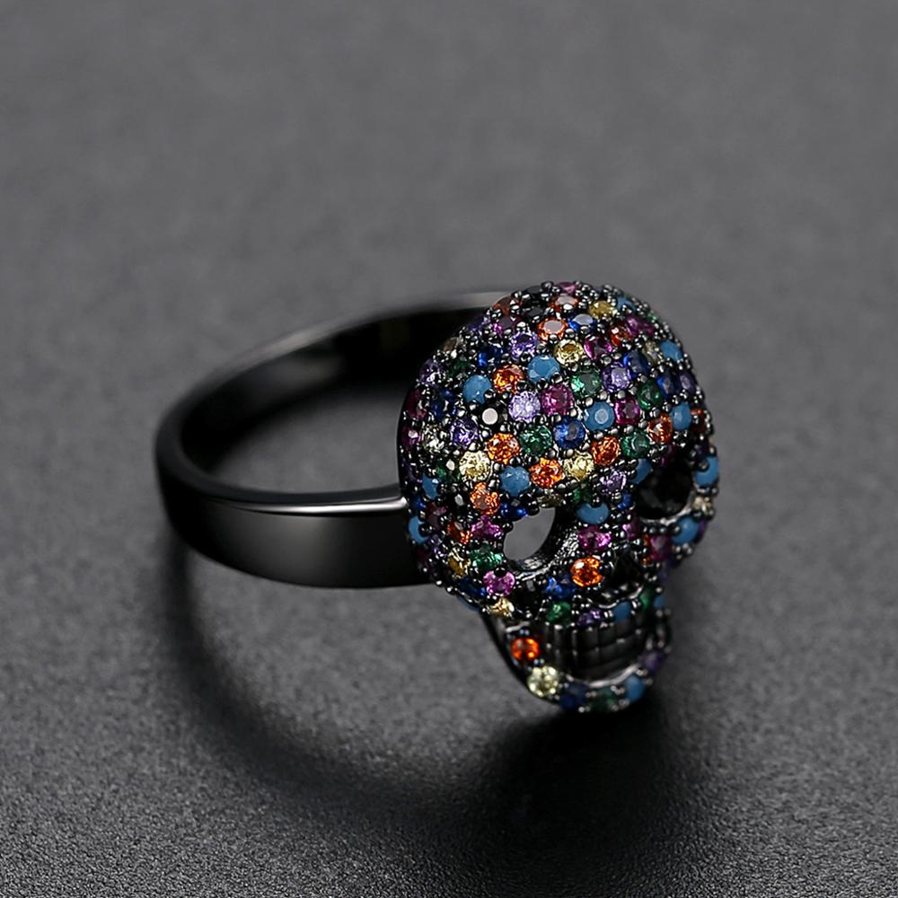 Colorful Skull Ring