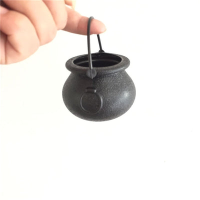 Mini Halloween Candy Bucket Pot Cauldron Witch