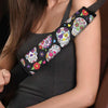 Sugar Skull Printed Safety Belt Cover Car Accessories